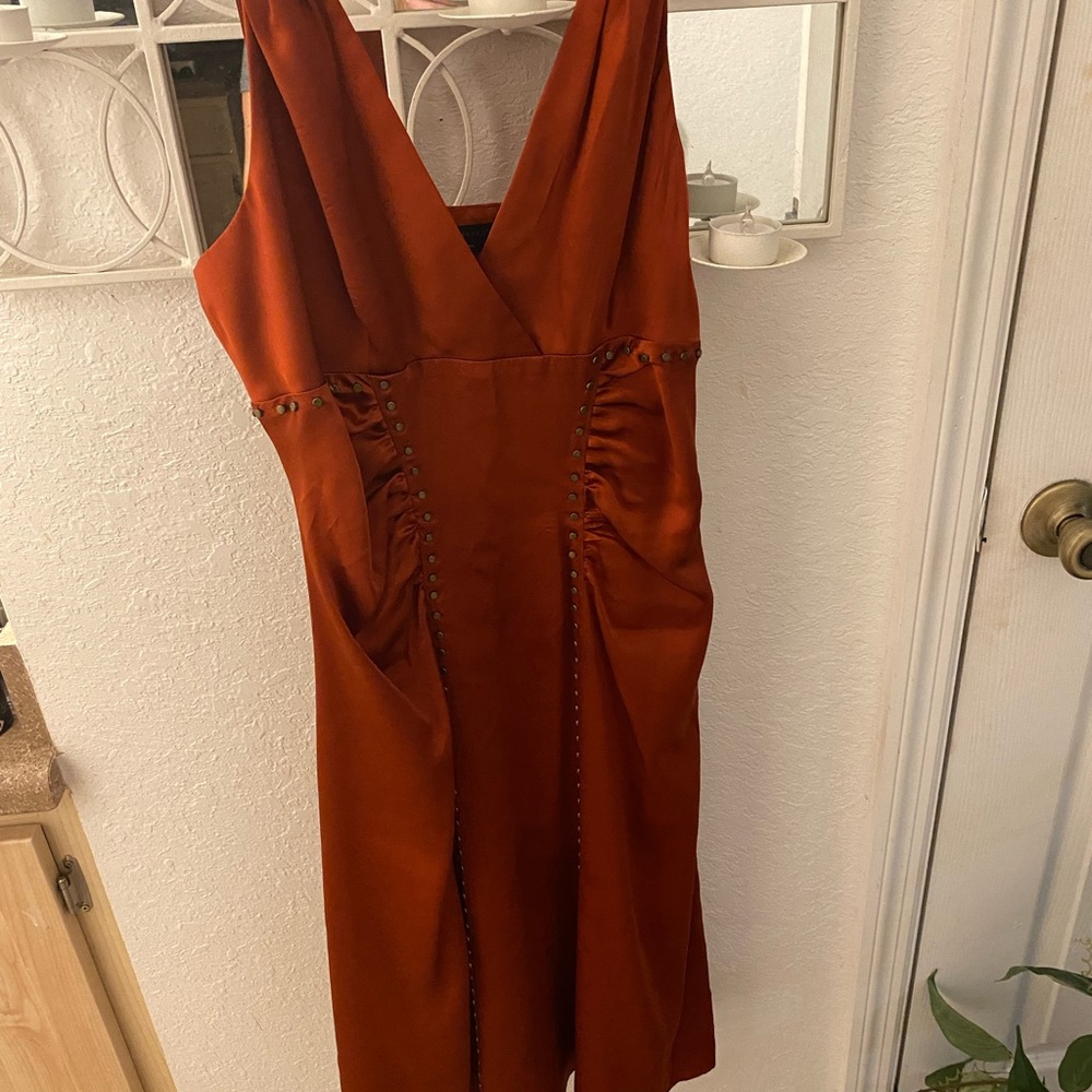 Bcbgmaxazaria size small orange red